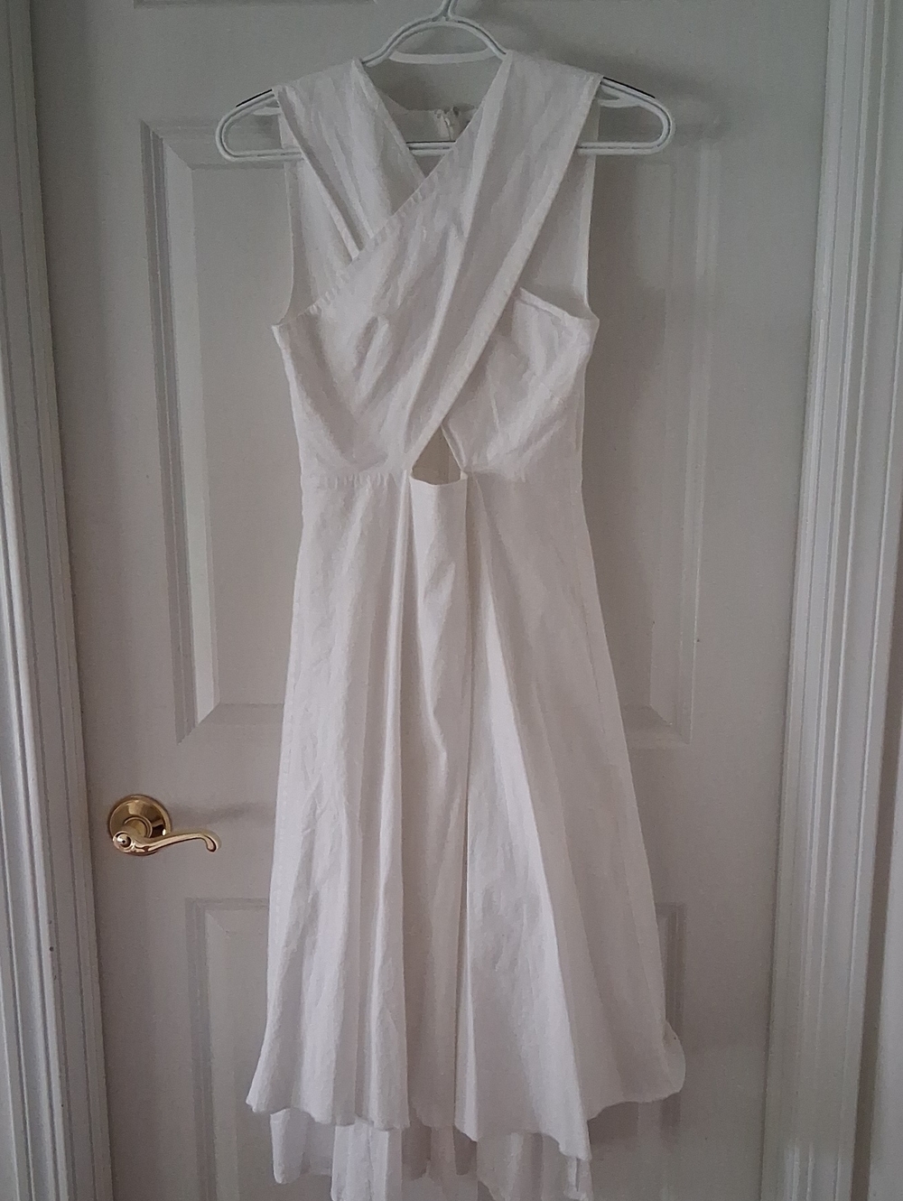 Rosetta Getty RTR Criss Cross Front Dress Size 4